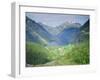 Elevated View from Flydalsjuvet of the Geiranger Fjord, Western Fjords, Norway, Scandinavia, Europe-Gavin Hellier-Framed Photographic Print