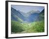 Elevated View from Flydalsjuvet of the Geiranger Fjord, Western Fjords, Norway, Scandinavia, Europe-Gavin Hellier-Framed Photographic Print