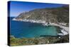 Elevated View, Marine De Giottani, Le Cap Corse, Corsica, France-Walter Bibikow-Stretched Canvas