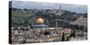 Elevated view of a city, Old City, Jerusalem, Israel-null-Stretched Canvas