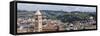 Elevated view of a city, Old City, Jerusalem, Israel-null-Framed Stretched Canvas