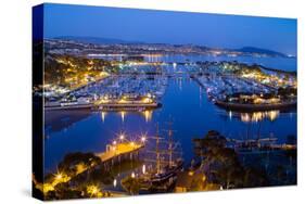 Elevated View of a Harbor, Dana Point Harbor, Dana Point, Orange County, California, USA-null-Stretched Canvas