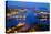 Elevated View of a Harbor, Dana Point Harbor, Dana Point, Orange County, California, USA-null-Stretched Canvas