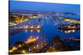 Elevated View of a Harbor, Dana Point Harbor, Dana Point, Orange County, California, USA-null-Stretched Canvas