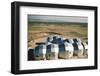 Elevated View of a Residential Geodesic Dome Structure, Called 'Zome', Corrales, NM, 1972-John Dominis-Framed Photographic Print