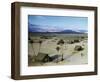 Elevated View of a Us Military Camp, Sahara, 1943-Margaret Bourke-White-Framed Photographic Print