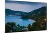 Elevated view of Admiralty Bay, Port Elizabeth, Bequia, Saint Vincent And The Grenadines-null-Mounted Photographic Print