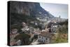 Elevated View of Amalfi, Costiera Amalfitana (Amalfi Coast), Campania, Italy-Eleanor Scriven-Stretched Canvas