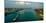 Elevated view of Ambassador Bridge, Detroit, Wayne County, Michigan, USA-null-Mounted Photographic Print