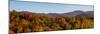 Elevated view of autumn trees on rolling hill, West Bolton, Quebec, Canada-null-Mounted Photographic Print