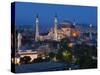 Elevated View of Aya Sofya, in Sultanahmet, Istanbul, Turkey-Gavin Hellier-Stretched Canvas