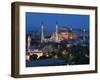 Elevated View of Aya Sofya, in Sultanahmet, Istanbul, Turkey-Gavin Hellier-Framed Premium Photographic Print