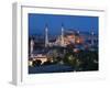 Elevated View of Aya Sofya, in Sultanahmet, Istanbul, Turkey-Gavin Hellier-Framed Premium Photographic Print