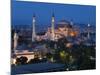 Elevated View of Aya Sofya, in Sultanahmet, Istanbul, Turkey-Gavin Hellier-Mounted Photographic Print