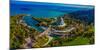 Elevated view of Baha'i Temple, Wilmette, Cook County, Illinois, USA-null-Mounted Photographic Print