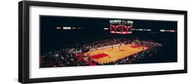 Elevated view of basketball stadium, United Center, Chicago, Cook county, Illinois, USA-null-Framed Photographic Print