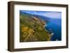 Elevated view of Big Sur coastline, California, USA-null-Framed Photographic Print