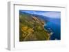 Elevated view of Big Sur coastline, California, USA-null-Framed Photographic Print