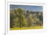 Elevated view of Cades Cove in the morning, Great Smoky Mountains National Park, Tennessee-Adam Jones-Framed Photographic Print