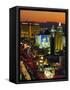 Elevated View of Casinos on the Strip, Las Vegas, Nevada, USA-Gavin Hellier-Framed Stretched Canvas