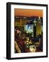 Elevated View of Casinos on the Strip, Las Vegas, Nevada, USA-Gavin Hellier-Framed Photographic Print