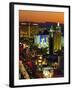 Elevated View of Casinos on the Strip, Las Vegas, Nevada, USA-Gavin Hellier-Framed Photographic Print