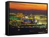 Elevated View of Casinos on the Strip, Las Vegas, Nevada, USA-Gavin Hellier-Framed Stretched Canvas