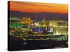 Elevated View of Casinos on the Strip, Las Vegas, Nevada, USA-Gavin Hellier-Stretched Canvas