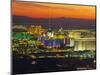 Elevated View of Casinos on the Strip, Las Vegas, Nevada, USA-Gavin Hellier-Mounted Photographic Print