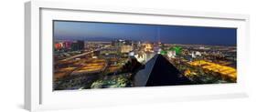 Elevated View of Casinos on the Strip, Las Vegas, Nevada, USA-Gavin Hellier-Framed Photographic Print