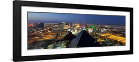 Elevated View of Casinos on the Strip, Las Vegas, Nevada, USA-Gavin Hellier-Framed Photographic Print