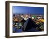 Elevated View of Casinos on the Strip, Las Vegas, Nevada, USA-Gavin Hellier-Framed Photographic Print