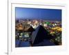 Elevated View of Casinos on the Strip, Las Vegas, Nevada, USA-Gavin Hellier-Framed Photographic Print