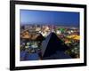 Elevated View of Casinos on the Strip, Las Vegas, Nevada, USA-Gavin Hellier-Framed Photographic Print