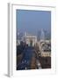 Elevated View of Champs Elysees, Arc De Triomphe and La Defense, Paris, France, Europe-Charles Bowman-Framed Photographic Print