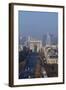 Elevated View of Champs Elysees, Arc De Triomphe and La Defense, Paris, France, Europe-Charles Bowman-Framed Photographic Print