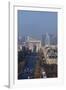 Elevated View of Champs Elysees, Arc De Triomphe and La Defense, Paris, France, Europe-Charles Bowman-Framed Photographic Print