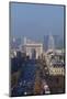 Elevated View of Champs Elysees, Arc De Triomphe and La Defense, Paris, France, Europe-Charles Bowman-Mounted Photographic Print