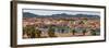 Elevated view of Church of Our Lady of Grace and Palau town, Palau, Sardinia, Italy, Mediterranean-Frank Fell-Framed Photographic Print