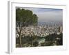 Elevated View of City and Bay from Mount Carmel, Haifa, Israel, Middle East-Eitan Simanor-Framed Photographic Print