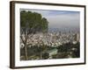 Elevated View of City and Bay from Mount Carmel, Haifa, Israel, Middle East-Eitan Simanor-Framed Photographic Print