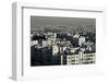 Elevated view of city and Zahran Street from the Fourth Circle at dusk, Amman, Jordan-null-Framed Photographic Print