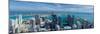 Elevated view of city at the waterfront, Miami, Miami-Dade County, Florida, USA-null-Mounted Photographic Print