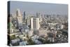 Elevated view of city skyline, Bangkok, Thailand, Southeast Asia, Asia-Frank Fell-Stretched Canvas