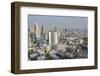 Elevated view of city skyline, Bangkok, Thailand, Southeast Asia, Asia-Frank Fell-Framed Photographic Print