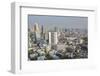 Elevated view of city skyline, Bangkok, Thailand, Southeast Asia, Asia-Frank Fell-Framed Photographic Print