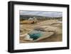 Elevated View of Doublet Pool, Firehole River and Castle Geyser, Upper Geyser Basin-Eleanor Scriven-Framed Photographic Print