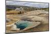 Elevated View of Doublet Pool, Firehole River and Castle Geyser, Upper Geyser Basin-Eleanor Scriven-Mounted Photographic Print