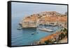 Elevated View of Dubrovnik Old Town-Matthew Williams-Ellis-Framed Stretched Canvas