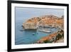 Elevated View of Dubrovnik Old Town-Matthew Williams-Ellis-Framed Photographic Print